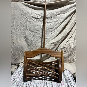 Vintage Wooden Cylinder Push Toy